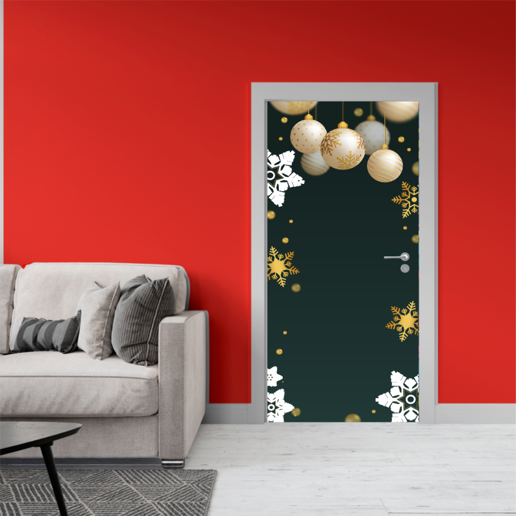 Adesivo Decorativo Para Portas - NATAL - Boas Festas - Fim de Ano - merry christmas - 2023 - 7