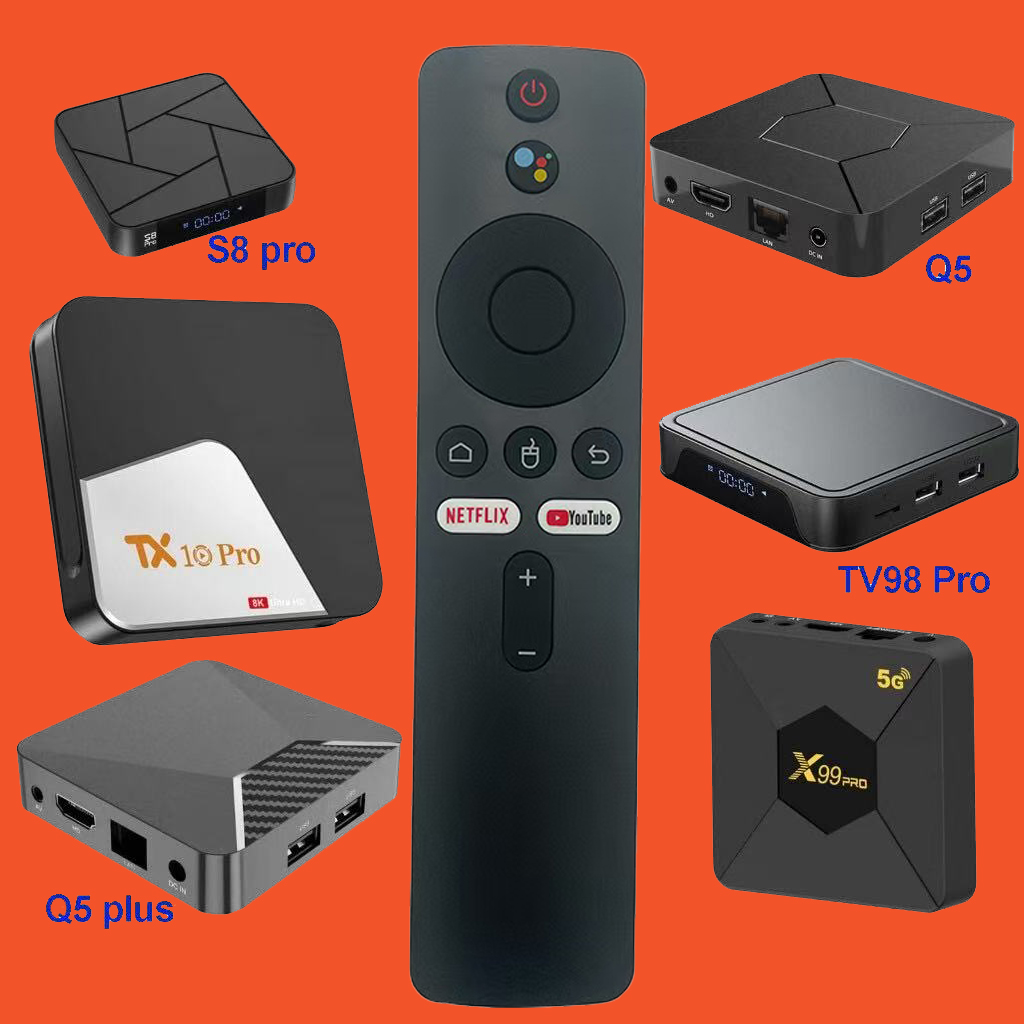 Compatível com controle remoto de voz Bluetooth para Android box, universal para TV98PRO/TX20 PRO/Q5/S8PRO/TX10 PRO.