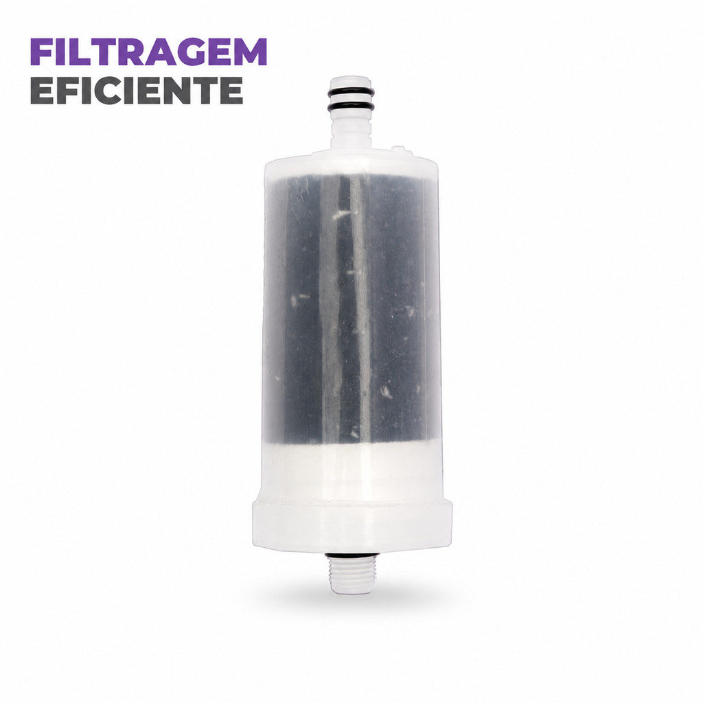 Refil Blindado Universal Torneira Filtro Pro Saúde Carvão Ativado Inmetro