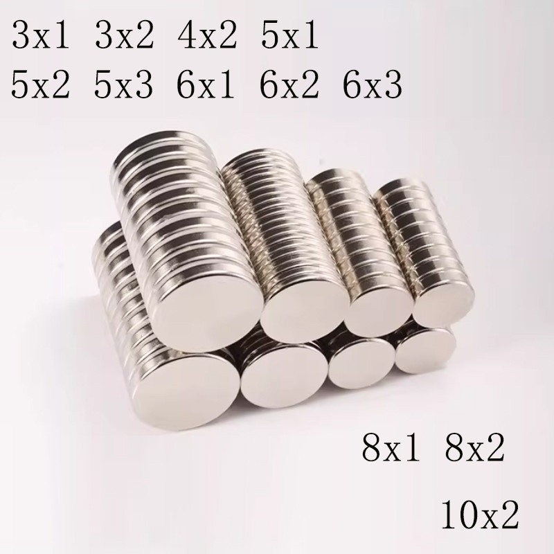 3X2 4X2 6x2 5x2 6x1mm Ímã Redondo Quente Ímãs Fortes Terras Raras De Neodímio Super 5x3 8x2 10x2