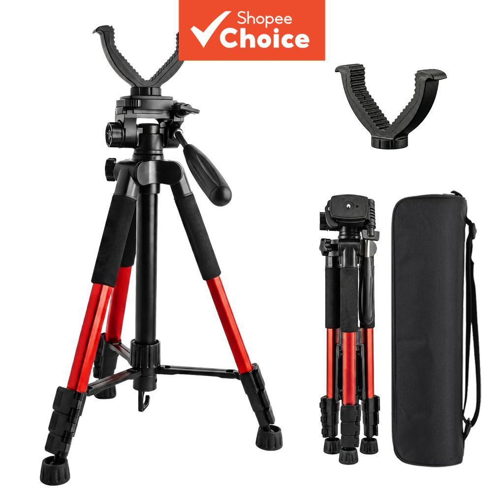 Tripé multifuncional para caça e fotografia ao ar livre, com um sistema portátil de suporte que pode ser facilmente