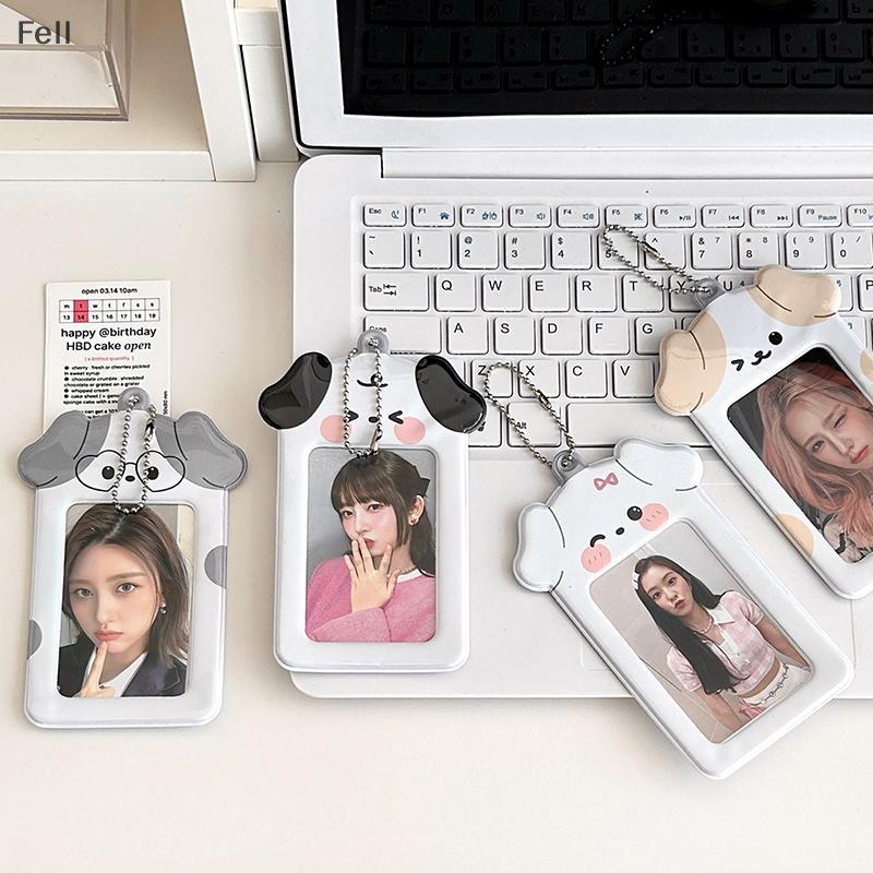 [Fel] Porta-Cartões Fotográficos De 3 Polegadas Kawaii Kpop Chaveiro Ins Idol Protetor De Cartão Fotográfico Mangas Para
