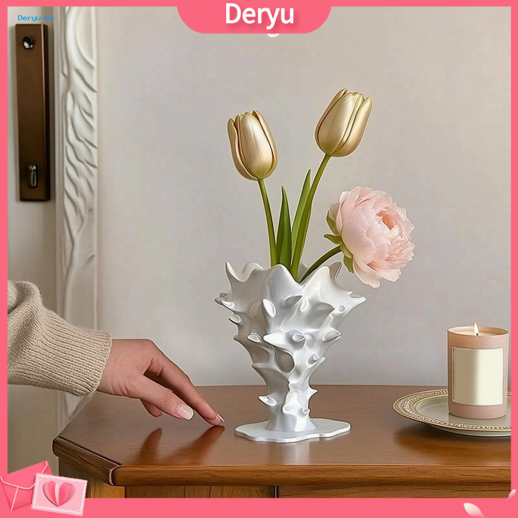Light Luxury Table Vase Decorative for Flowers 3d Printed Modern Flower Minimalist Artistic Floral Container for Home Ro