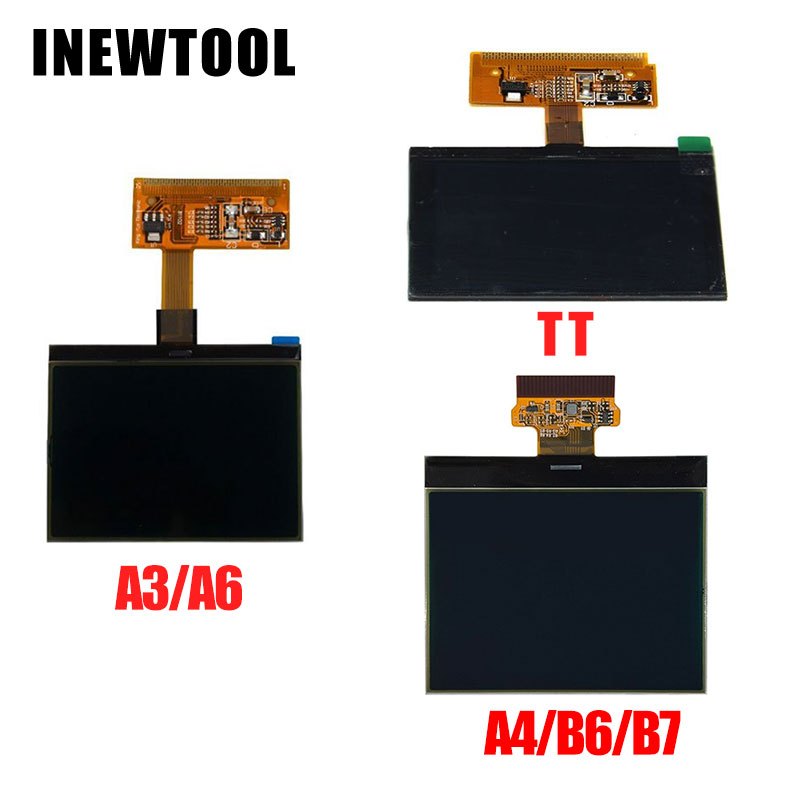 Para Audi TT A3 A4 A6 Golf VDO Display LCD Instrumento Cluster Tela
