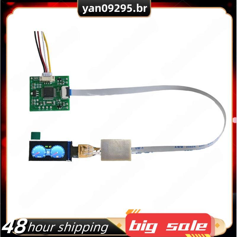 Painel Do Simulador De Vôo RC 0.96-Polegada LCD Instrumento Cluster Display Interior Para Escala Carro/Crawler