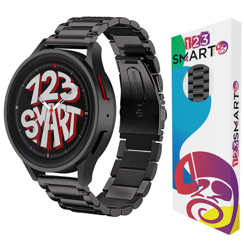 Pulseira de Aço Inoxidável para Samsung Galaxy Watch 7 6 5 4 3 Active 2 FE 40mm 42mm 44mm 46mm 47mm