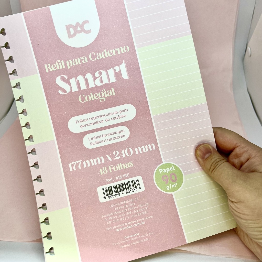 Refil Caderno Smart Colegial DAC - Color