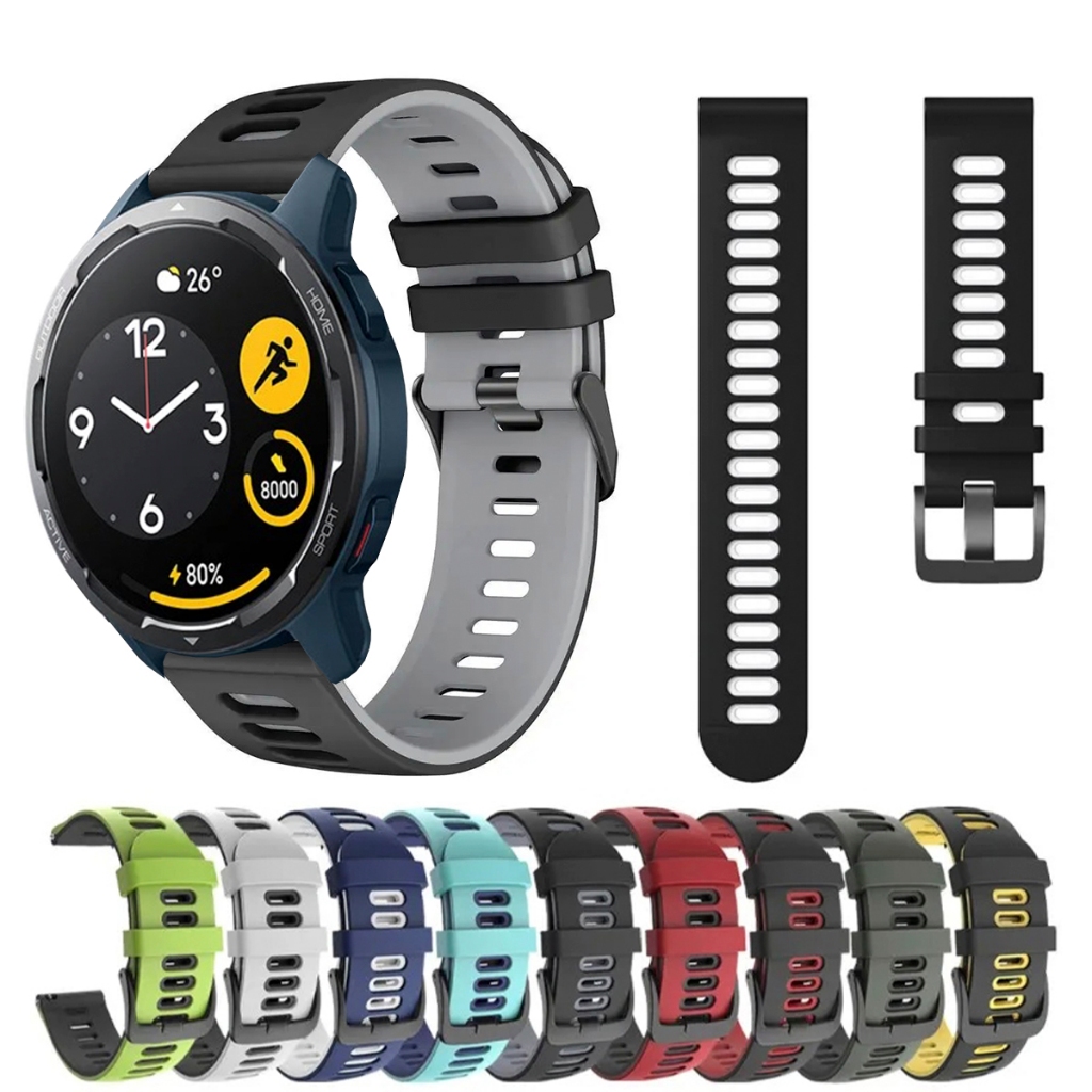 Pulseira 22mm de silicone SPORT para Smartwatch Xiaomi Watch Color 2