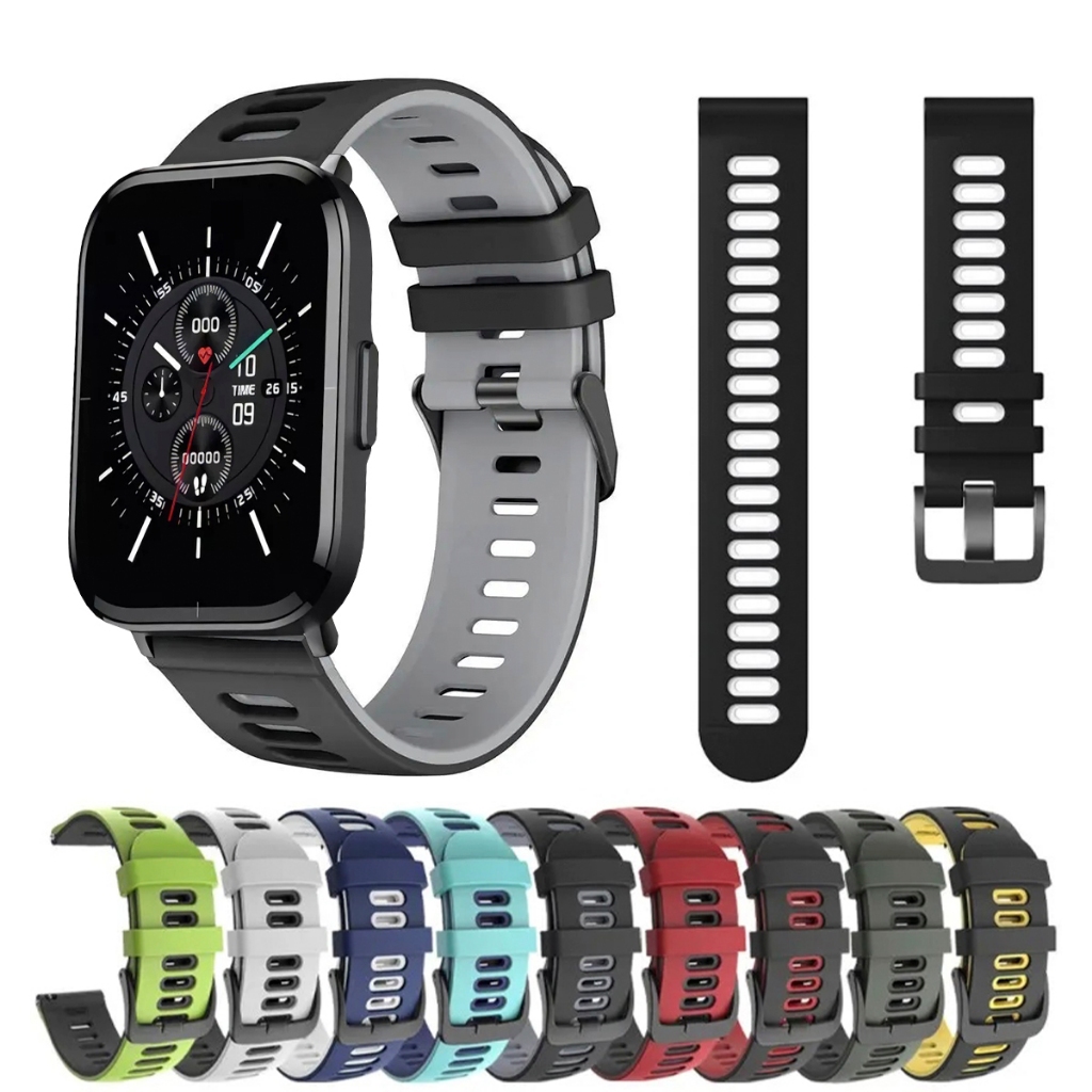 Pulseira 20mm de silicone SPORT para Smartwatch Xiaomi Mibro Color