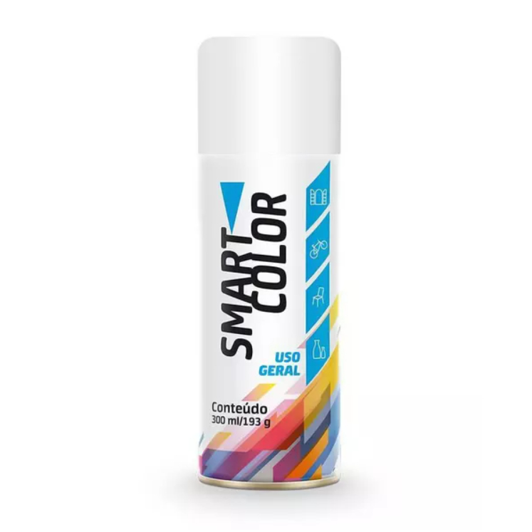 Spray Uso Geral Branco Fosco Smart Color