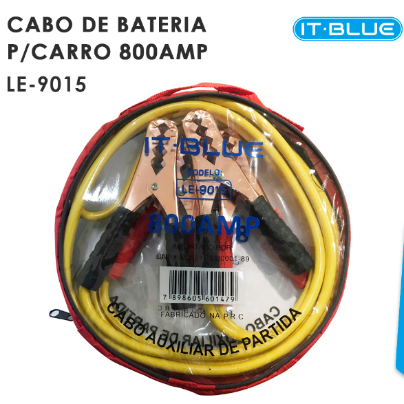 Cabo Chupeta De Carro Para Carga Bateria 800a 2,5m
