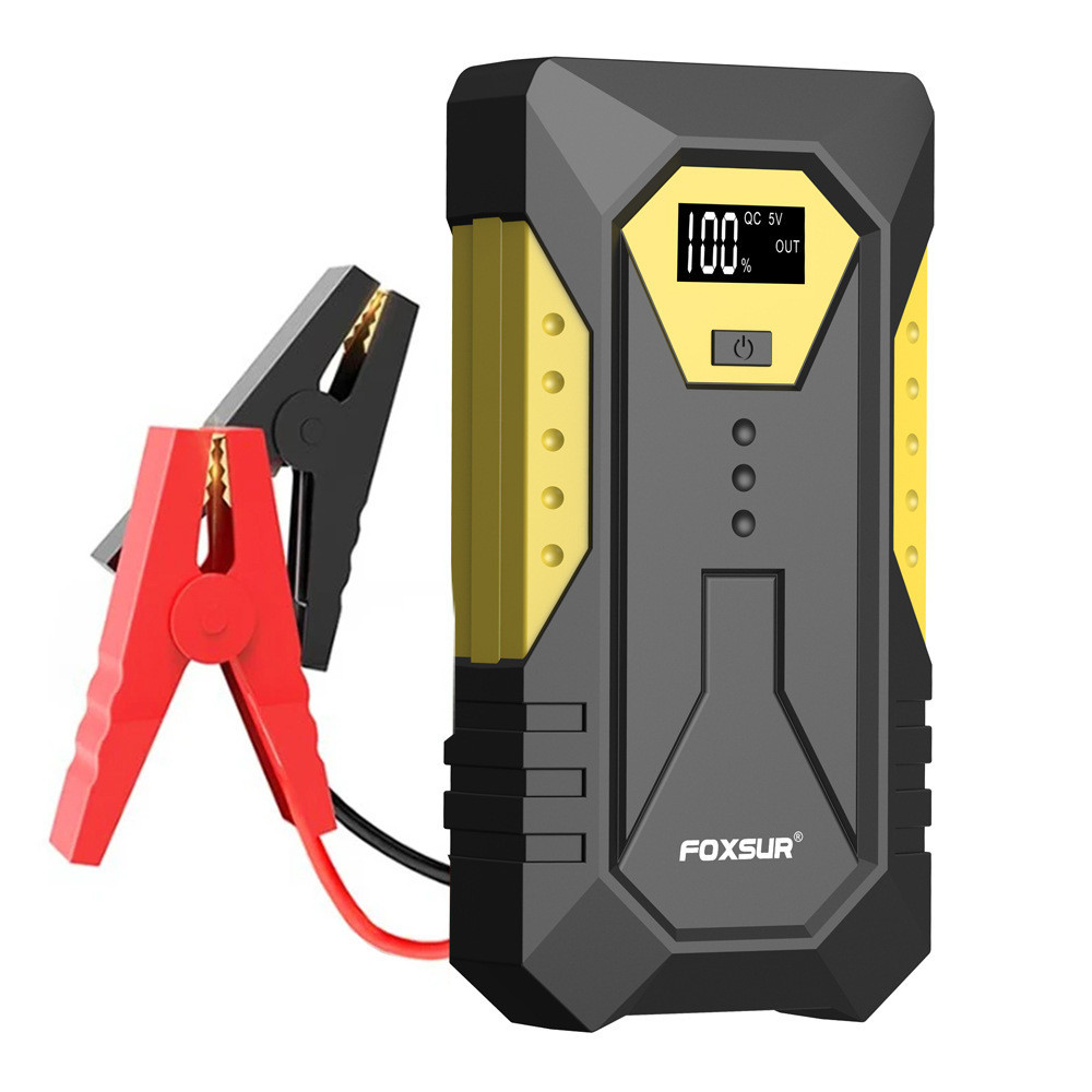 Fonte de Energia de Emergência para Carro e Moto | Potente com Compressor de Ar Integrado | 800A de Pico