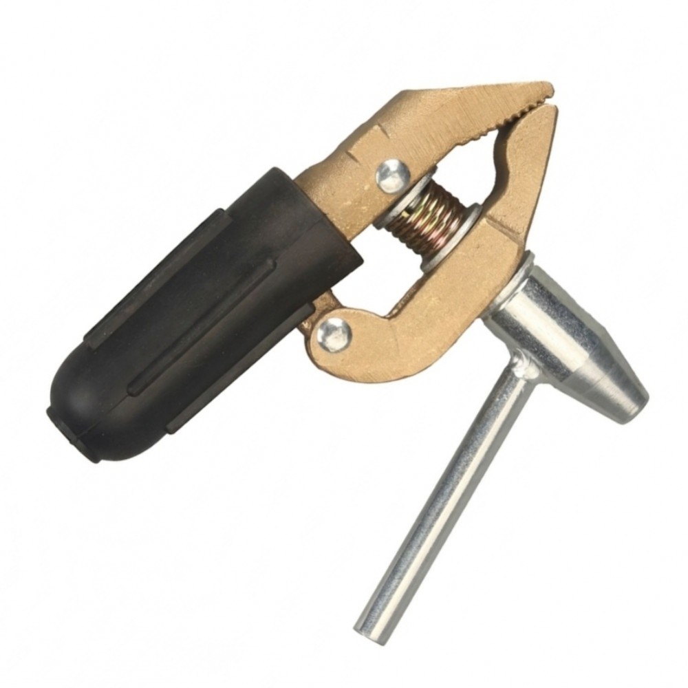 Abertura Material De Bronze 40mm Da Braçadeira 800A Terra Soldadura Para A Caminho Elétrico Estável