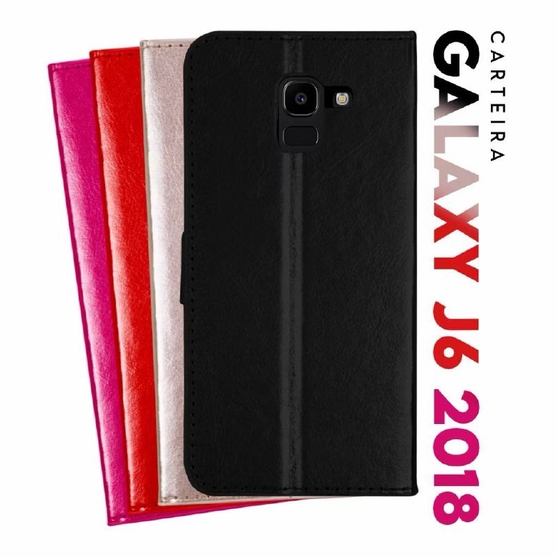 Capa Case Carteira Flip Cover Todos Modelos Capinha Protetora 360 Para GALAXY J6 PLUS J6 J7 J7 PRO J7 PRIME J8 A6 PLUS