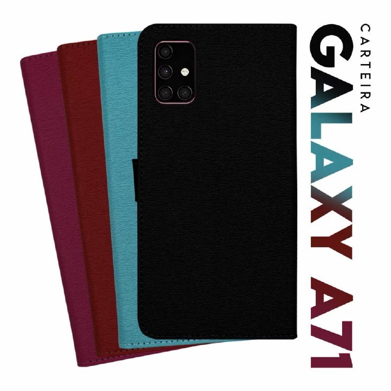 Capa Case Carteira Flip Cover Todos Modelos Capinha Protetora 360 Para  GALAXY A71 M51 M52 M53 M54 M55 M62 M31 M21S A21