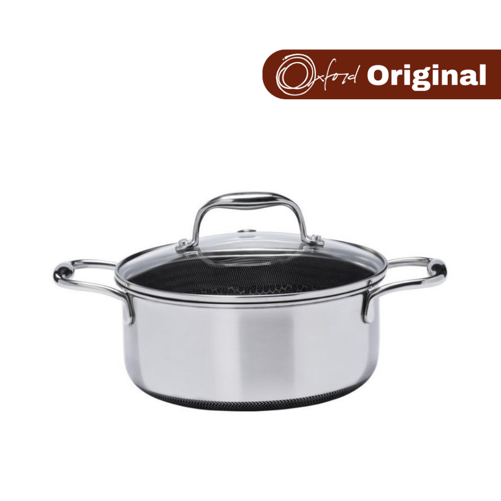 Caçarola Em Aço Inox 20Cm 2,7 Litros Hive - Oxford Original