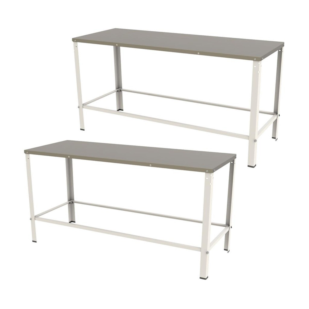 KIT - 2 Mesa Panificadora Desmontável 600x870x1600 MBR-015 - Braesi