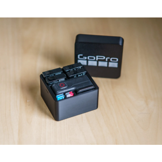 Case Organizadora para GoPro Hero 5/6/7 – Armazena até 4 Baterias + 4 Cartões Micro SD