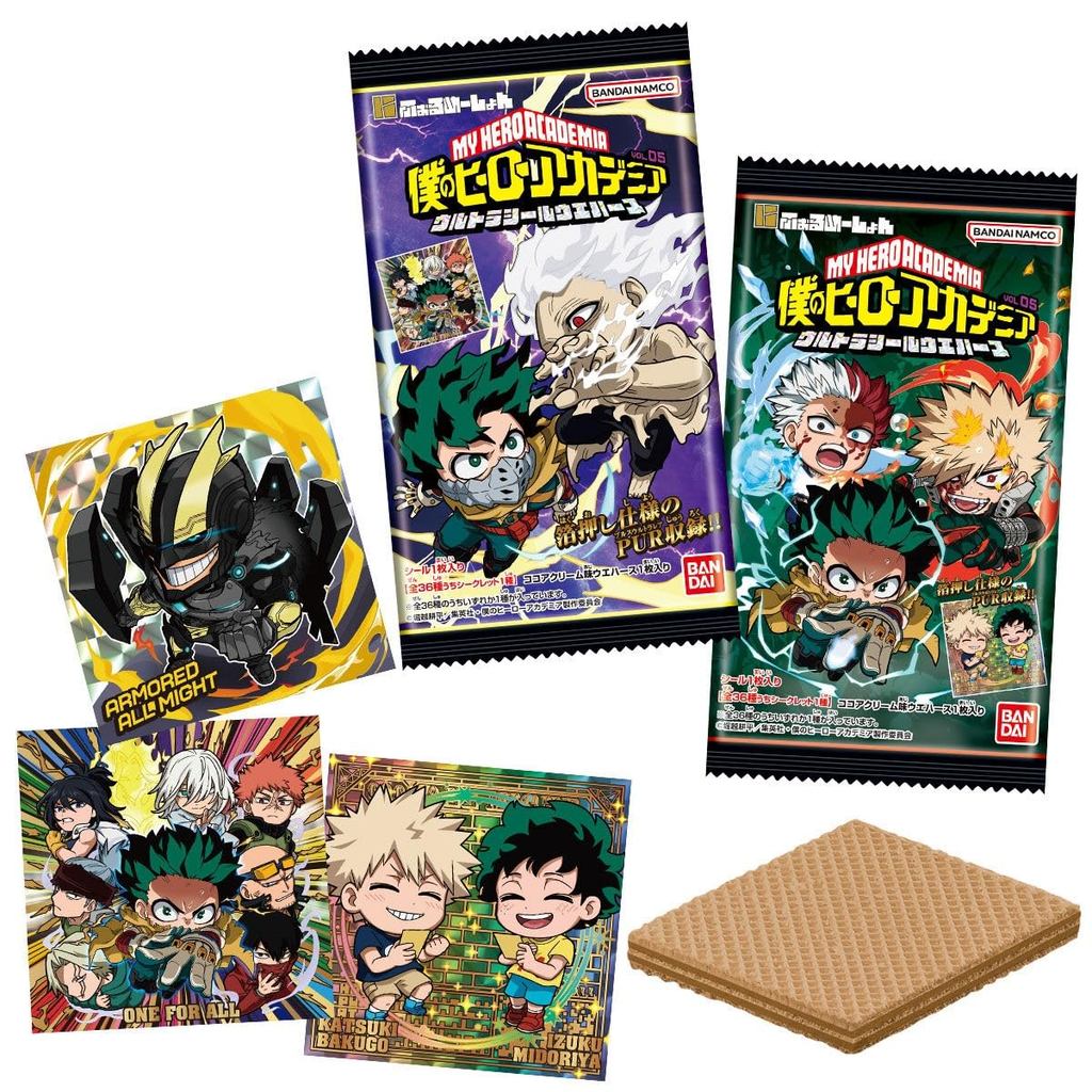 Nifo Formation My Hero Academia Ultra Seal Wafers vol . 05 Caixa Com 20 Unidades (Gashapon)