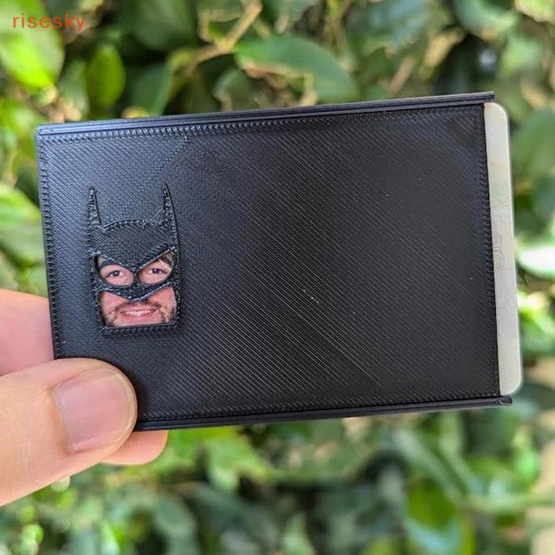 Carteira Hero ID Para Homens E Mulheres Design De Super-Heróis Com Vários Compartimentos Cartões Presente