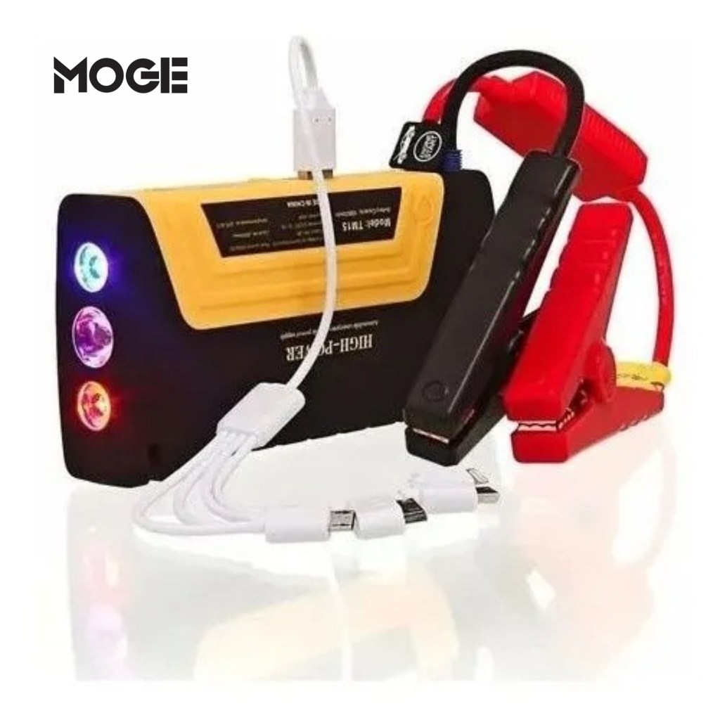 Auxiliar de Partida Veicular 12800mAh | Jump Starter | 12V | Power Bank | Multifunção