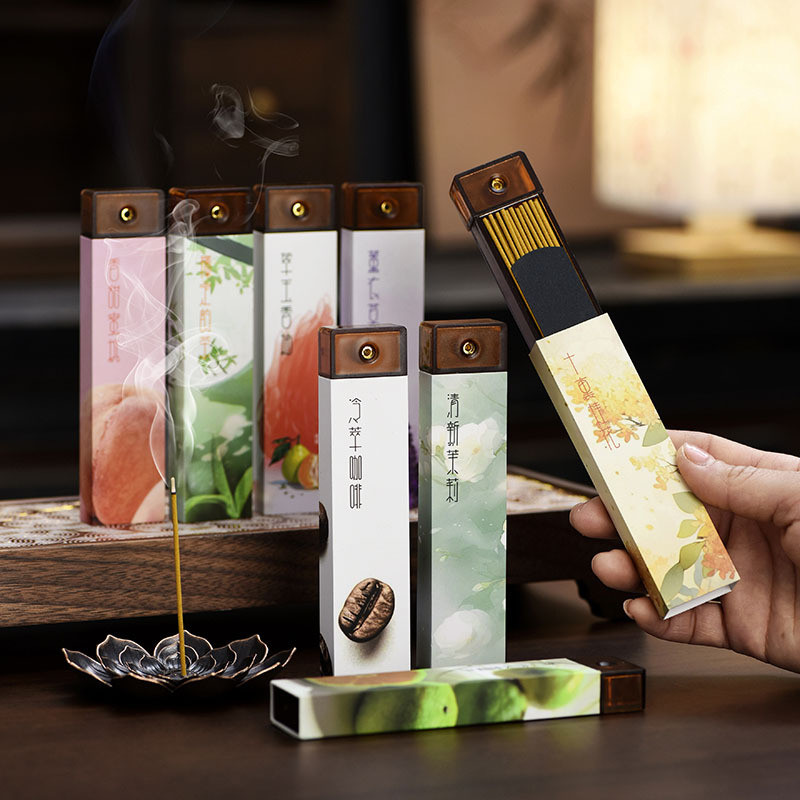 Aroma De Café , osmanthus , Sândalo , Bastões De Incenso De agarwood , Conjunto De Presente De Fragrância Doméstica Com