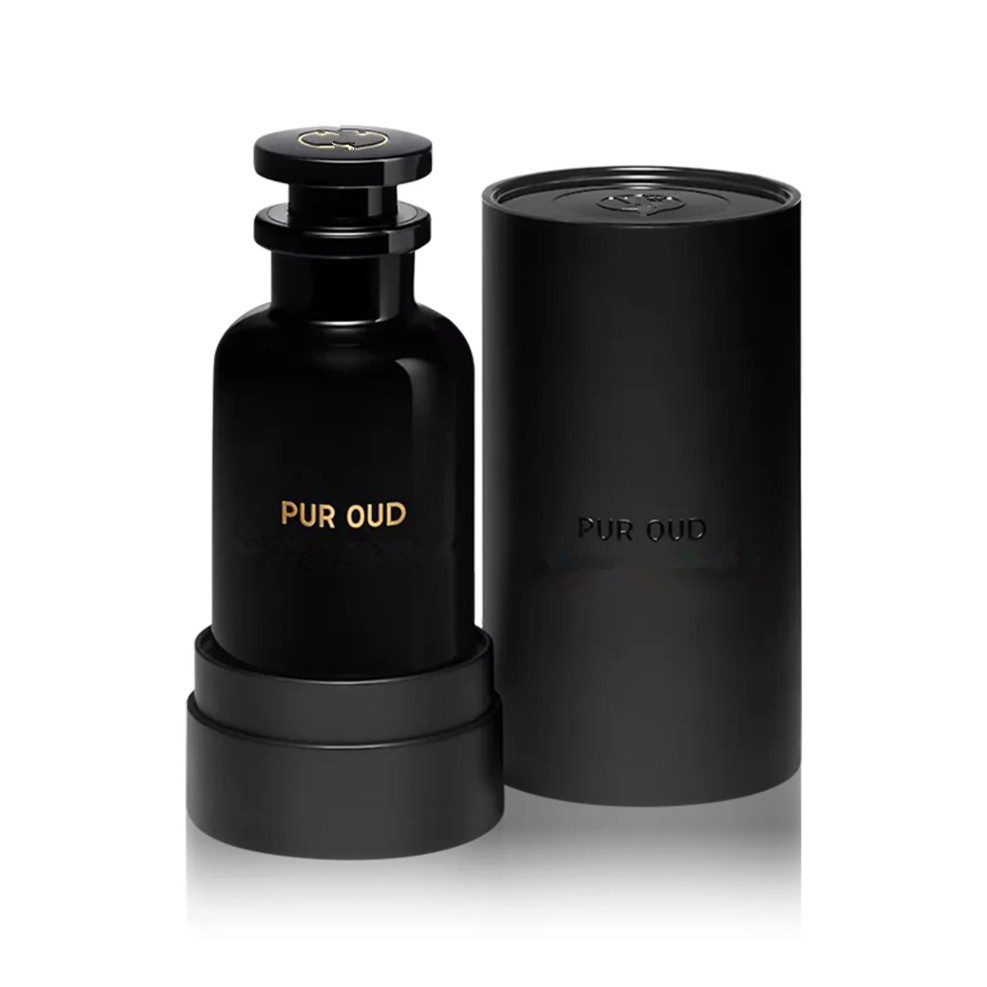 Genuíno Grande Marca Pur Oud Série Ébano perfume Neutro agarwood (ebony) 100ML Para Homens E Mulheres