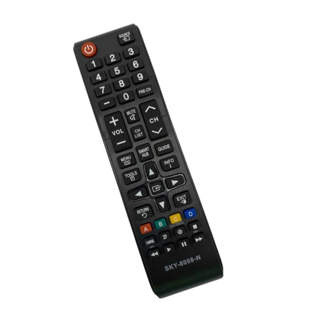 Controle Remoto Compatível Tv Samsung Smart Hub Futebol Bn9806046a Led/lcd Un32 Un40 Un43 Un48 Un50 Un55