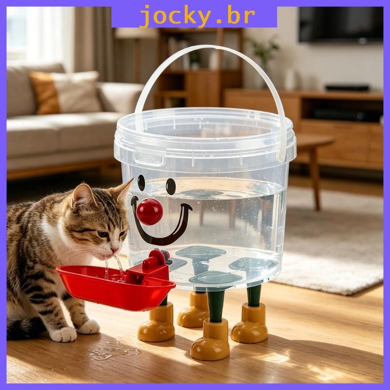 JOY Electric Cats Bebedouro Dispensador De Água Com Base Antiderrapante Design Portátil Para Uso Doméstico E Externo