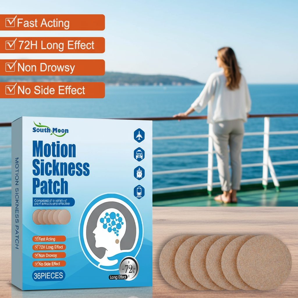 36 Adesivos para Enjoo, Patches de para Náusea, Vômito, Tontura, à Prova d'Água, Sem Sonolência