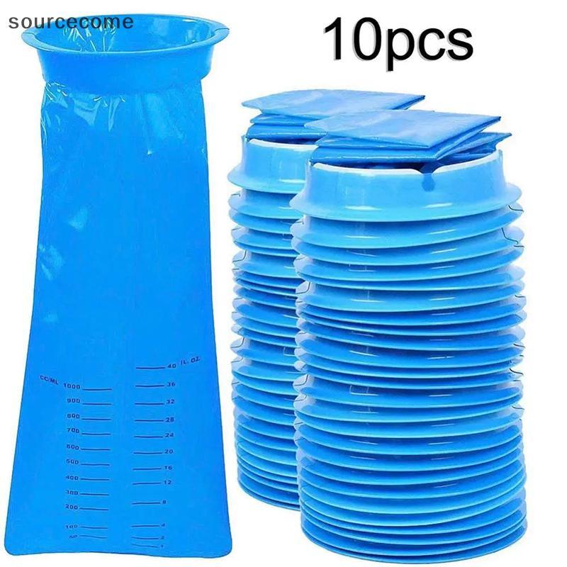 [sourcecome] 5/10 Pcs 1000ML Sacos De Vômito Descartáveis Para Viagens , Carro , Avião , Movimento , Enjôo , Náusea , Bo