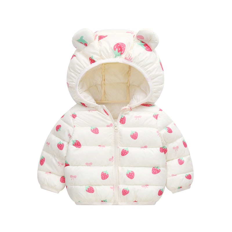 Roupa De Criança Jaqueta De 0-6 Anos Meninos Meninas Winter Plus Veludo Manter O Casaco Aquecido