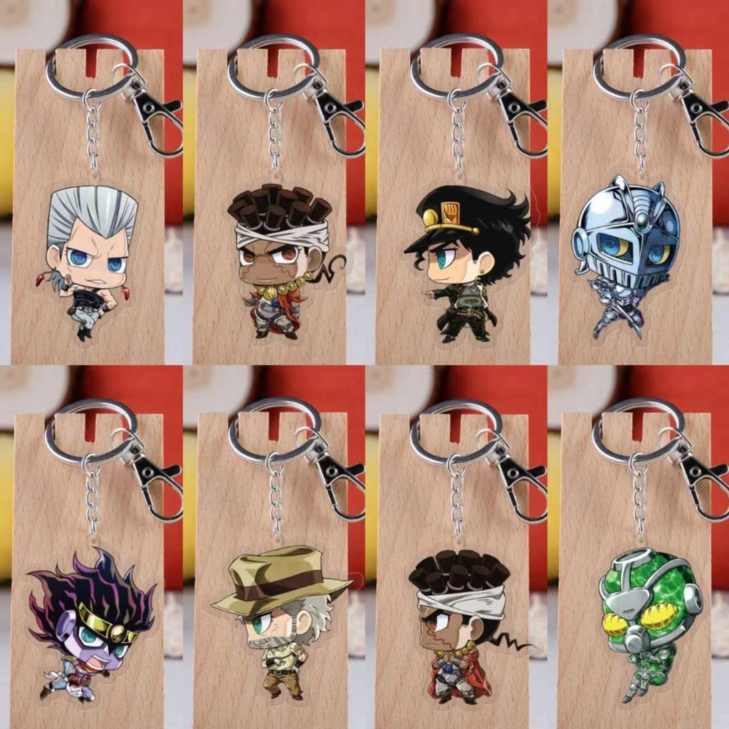 Cute cartoon acrylic double-sided transparent keychain