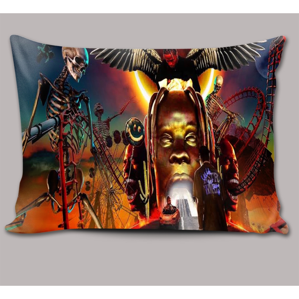 Almofada 27x37 Travis Scott AstroWorld Trap Rap Presente