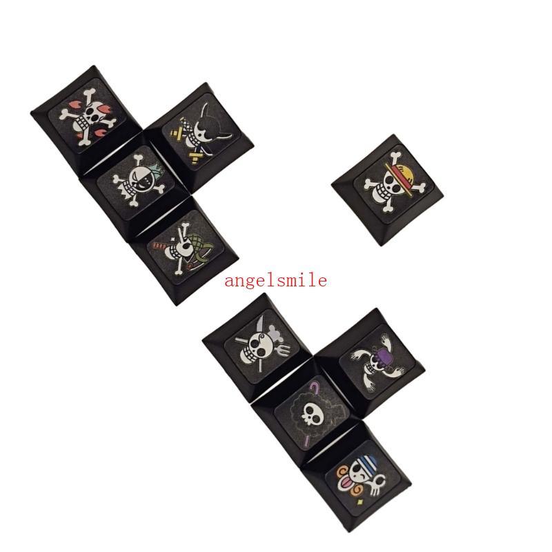 Game Keycaps WASD Direções Keycap Conjunto 9 Pçs Para Jogos Mecânico ESC Tema Dos Desenhos Animados