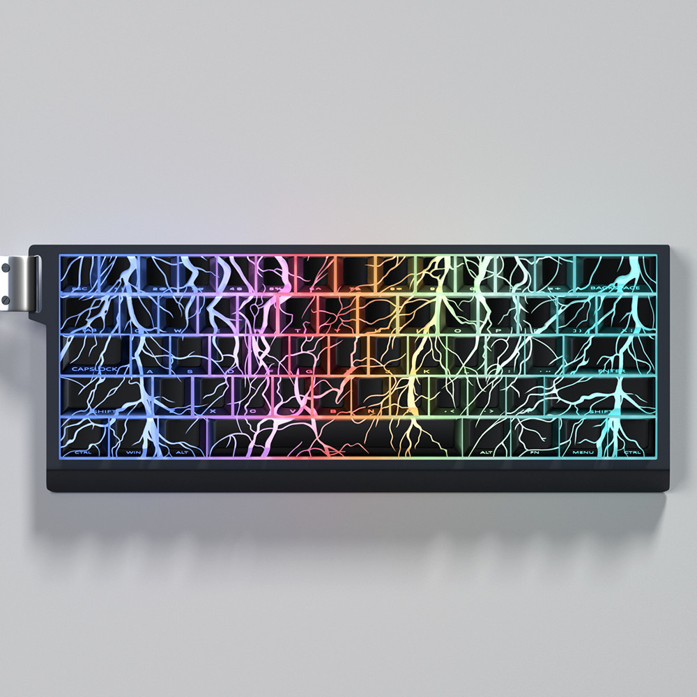 Teclas Com Tema Relâmpago Shine-Through Double-Shot Cherry Profile Keycap 134