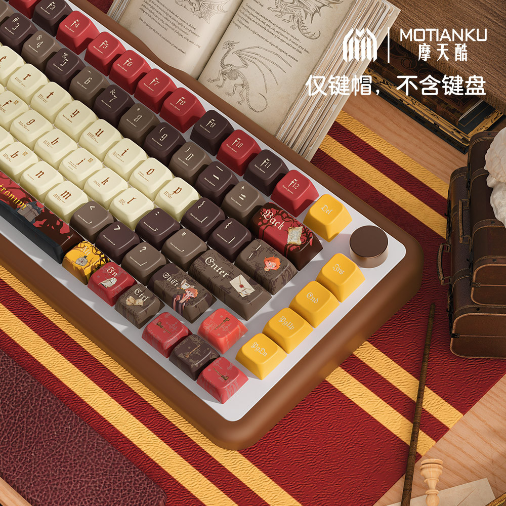Ferris Cool Glenfendor Original Tema Único Keycap Original Fábrica/MDA Altura Teclado Cap Grande Conjunto Completo