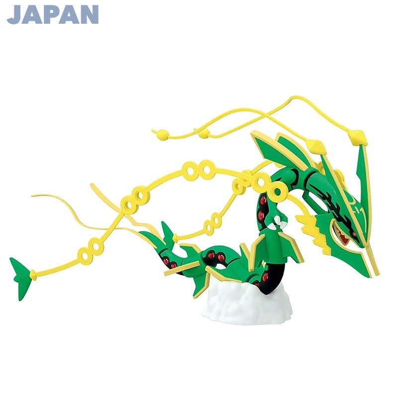 BANDAI SPIRITS Pocket Monster Pokémon Plamo Collection 61 Select Series Mega Rayquaza Pre-colored Plastic Model.