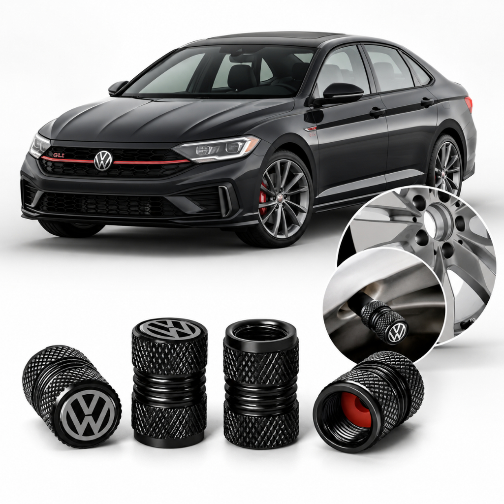 Kit 4 Tampas Bico de Pneu Vw Jeta Ano 2007 2008 2009 2010 2011..a 2025