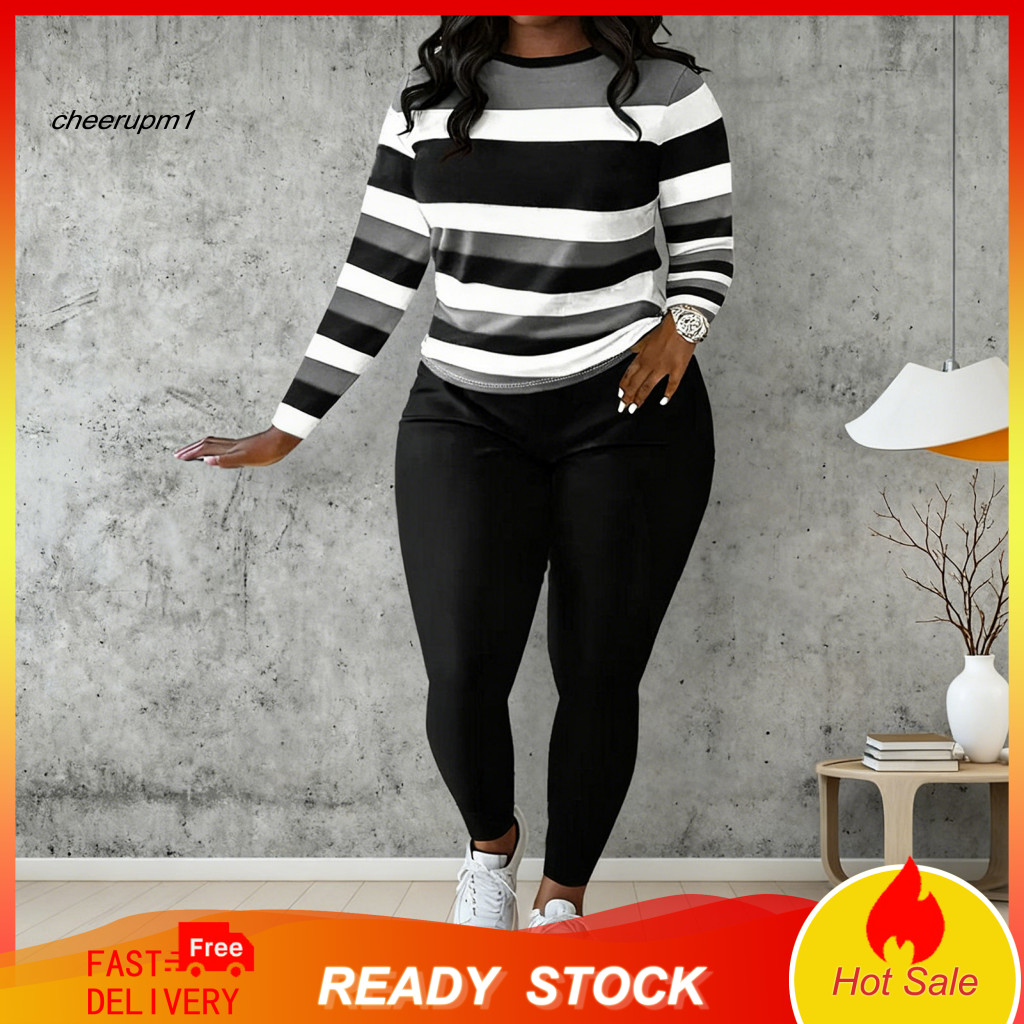 Women Outfit Set Breathable Clothing Women’s Two-piece Long Sleeve Jogger Tracksuit – Fall Lounge Sweatsuit Matching