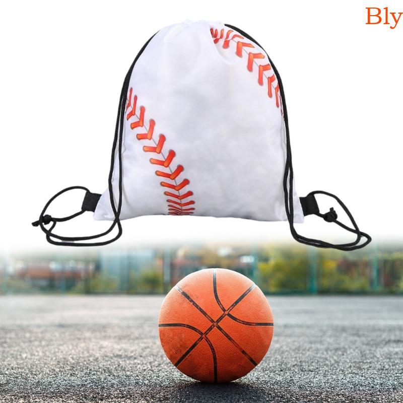 Bly Bolsa Pequena Cordão Armazenamento Bolas Esportivas Para Basquete, Futebol, Beisebol