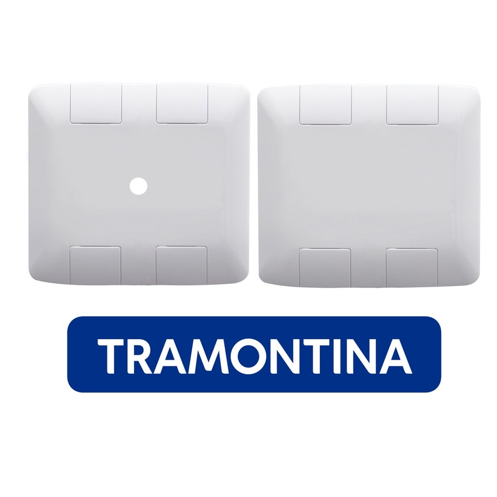 Placa Espelho 4x4 Cego E Com Furo Aria Tramontina