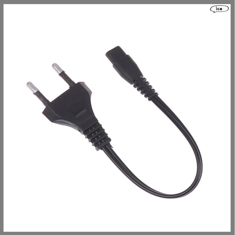 thou 1Pc Plugue Da Ue Cabo De Carregamento De Furo Duplo 220V 110V Direto Tocha Luz Carregador Alimentação Lanterna Aces