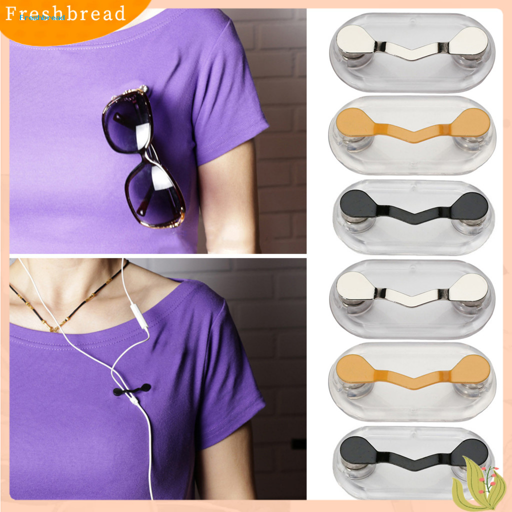Durable Eyeglass Frames Lightweight Glasses Clip Magnetic Holder – Scratch-resistant Sunglass Badge for Clothes Easy t