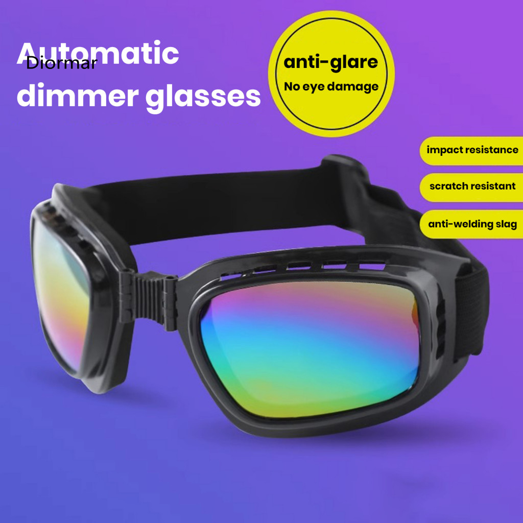 Anti-scratch Cycling Goggles Motorcycle Wide View Glasses Glare-free High-strength Impact Resistant Sand-proof Eyewear f