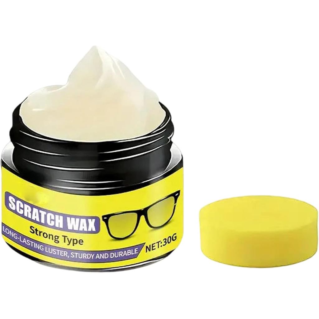 Eyeglass Scratch Remover, 30g Lens Cleaner for Eyewear, Repair Paste with Easy Application, Scratch Eraser for Glasses,