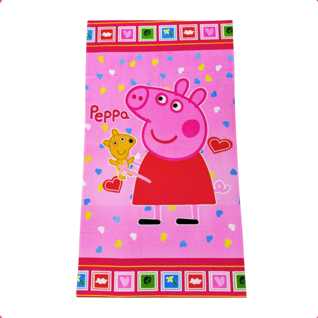 Toalha Infantil Banho Praia Algodão Grande Peppa Pig