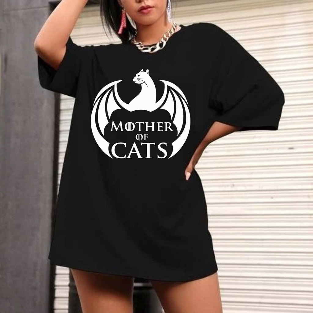 Camiseta Camisa Mother Of Cats Gatos Geek