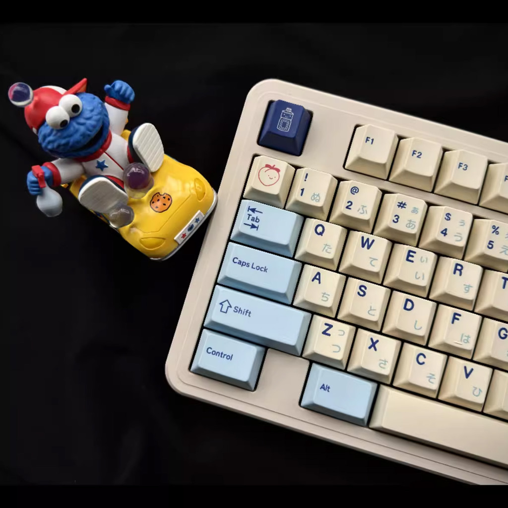 Tema de iogurte PBT fábrica Original cinco lados sublimação de calor Keycap teclado mecânico personalizado grande conjun