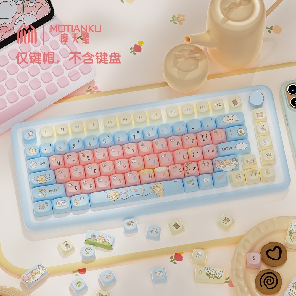 Ferris legal procurando reunião tema Original Keycap MCA altamente bonito menina único criativo teclado boné